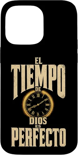 Vista 14 de Fe Cristiana El Tiempo De Dios ES Perfecto Vintage Clock Case for iPhone Air
