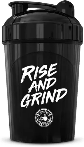 Vista 6 de MIXT Energy Botella agitadora, botella agitadora de 16 onzas, sin BPA y tecnología de mezcla de tapa (16 oz, negro)