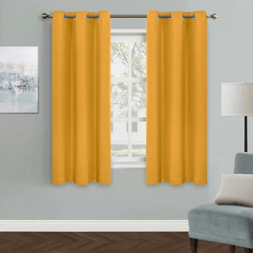 Vista 182 de MYSKY HOME Cortinas Aqua para Armario para Entrada Cortina Opaca para Puerta para Sala de Estar Cortina Oscurecedora de Habitación con Ojales