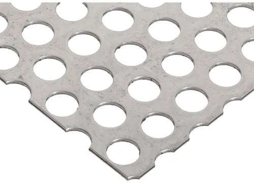 Vista 29 de 304, hoja perforada de acero inoxidable, sólida, acabo sin pulir (molinillo), sistema imperial, escalonada, 1