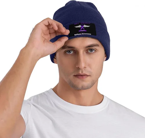 Vista 7 de Beanie Hat Unisex Stretchy Hat Soft Warmth Knit Hat Cap for Men & Women