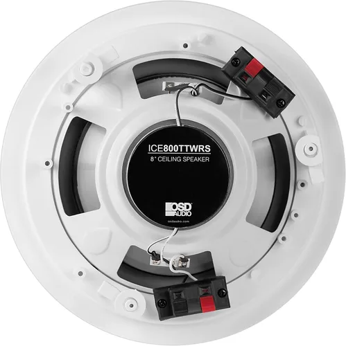 Vista 6 de OSD Audio ACE500 bocinas para techo, de 5.25 pulgadas, 75 W, la rejilla se pude pintar, de color blanco, 1 par