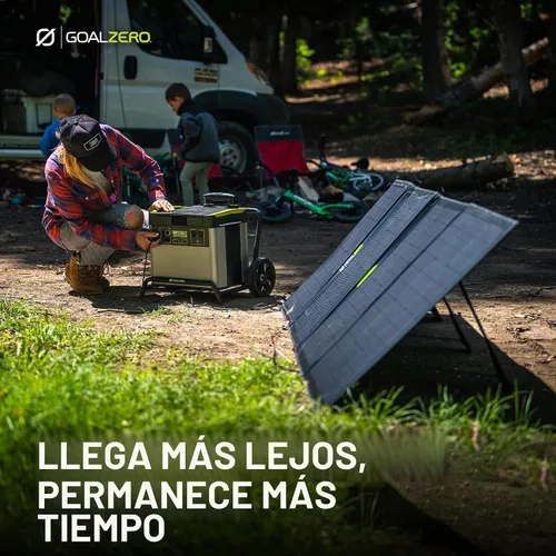 Vista 8 de Goal Zero Nomad - Panel solar de 200 W, cargador plegable de panel solar con soporte, alimentación de panel solar portátil