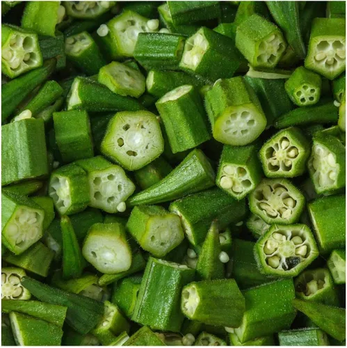 Vista 3 de Everwilde Farms - Semillas de okra de cuerno de vaca orgánicas de 1 onza - Paquete Gold Vault