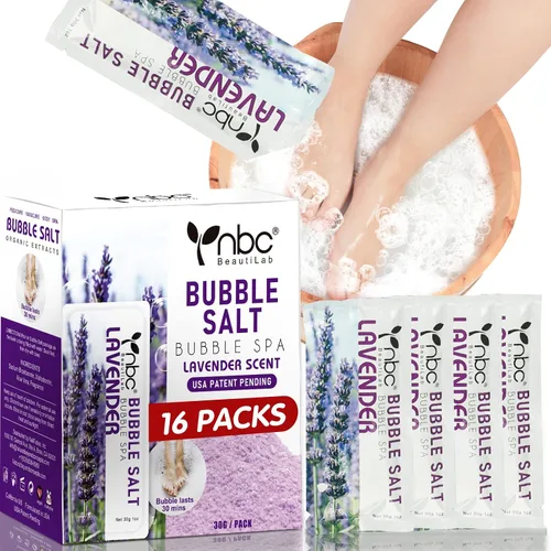 Vista 6 de Remojo de pies de pedicura, baño de pies de spa, kit de pedicura, baño de pies de burbujas para pies agrietados y cansados y secos, pies de atletas