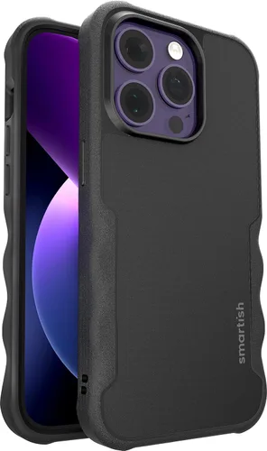 Vista 67 de Smartish Funda para iPhone 12 Pro Max Armor - Gripzilla [resistente + protectora] Funda de agarre delgada y resistente - Black Tie Affair