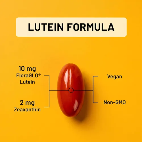 Vista 3 de NatureWise Luteína 10mg con zeaxantina - Hecho con FloraGLO - 120 cápsulas blandas