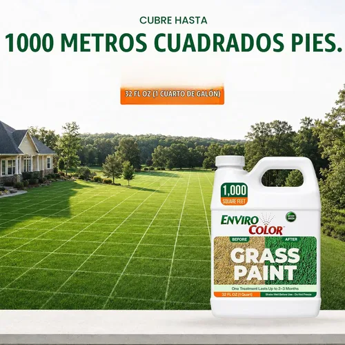 Vista 4 de 1,000 pies cuadrados. ft. 4Evergreen pintura de césped y pasto