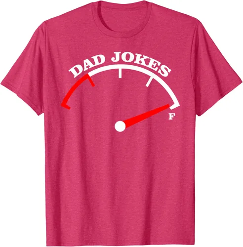 Vista 23 de Día del Padre Dad Jokes Fuel Car Pun Cargando Camiseta Padre, Negro