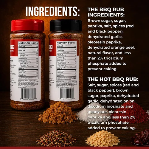 Vista 5 de Killer Hogs The BBQ Rub and Hot BBQ Rub Bundle, 2 x 16 oz
