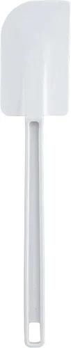 Vista 5 de Winco Cuchara Espátula de silicona, 10 pulgadas, color blanco, mediano
