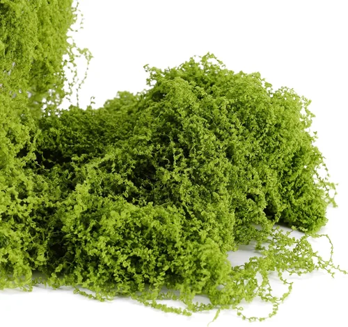 Vista 3 de USMOLA Musgo falso de 3.5 onzas para plantas de interior, musgo artificial para centros de mesa, jardines de hadas, terrarios, césped sintético