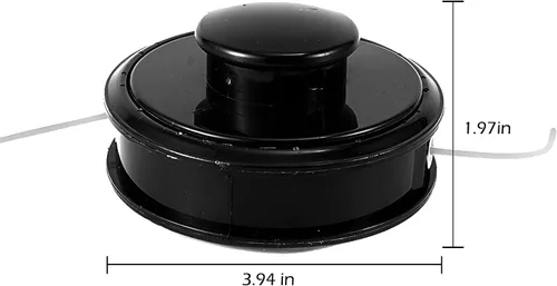 Vista 5 de Dyna-Living Repuesto de cabezal de recortadora de eco para Echo, cabezal de choque ecomático para recortadoras de eje recto SRM, cabezal