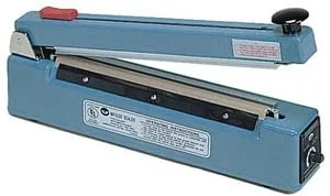 Vista 2 de Sellador de mano 12" x 0.079 in w/cortador Impulse Heat Seal AIE-300C