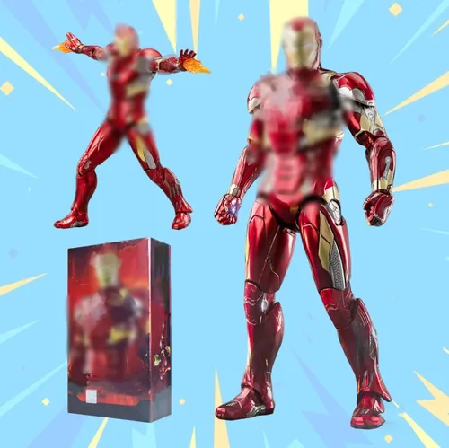 Vista 9 de LonullyMege MK1Ironman Figura de Acción - 7 Pulgadas Deluxe Painting Colección Exquisita Modelo Mark