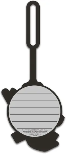 Vista 3 de LEGO - Etiqueta de bolsa de Harry Potter, Madam Hooch (53248), accesorio de equipaje de silicona para mochila de maleta o viaje, superficie