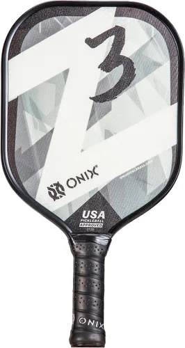 Vista 20 de Onix Graphite Z5 - Paleta de pickleball de fibra de carbono con forma de cuerpo ancho, núcleo de panal y cara de grafito ONIX Paleta de pickleball