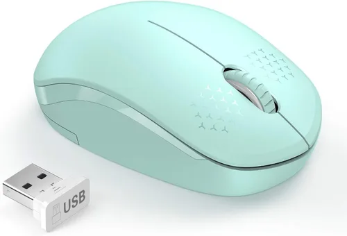 Vista 26 de Seenda - Ratón inalámbrico de 2.4G, con nanoreceptor USB, clic silencioso para computadora, portátil, PC, tableta, Mac - Negro