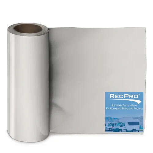 Vista 3 de RecPro Revestimiento de fibra de vidrio Arctic White RV (2 pies)