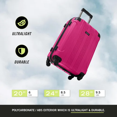 Vista 6 de Kenneth Cole Reaction Out Of Bounds - Equipaje de transporte vertical, Magenta), 5705042