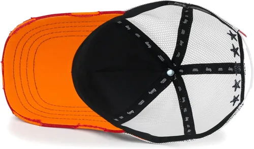 Vista 5 de ililily Gorra de béisbol de algodón con bordado de estrellas