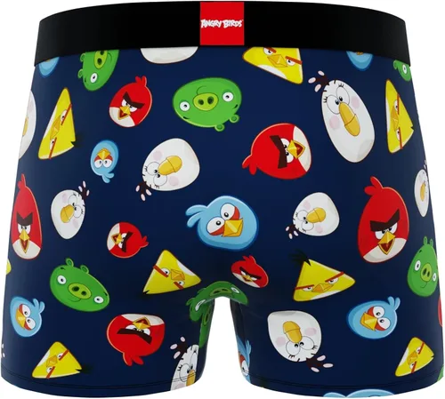 Vista 3 de CRAZYBOXER Angry Birds All Characters - Calzoncillos tipo bóxer para hombre