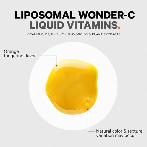 Vista 8 de Codeage Vitamina C líquida de 1000 mg, vitaminas D3, E y zinc, rosa HIPS, quercetina, equinácea, suplemento de vitamina C liposomal vegano, sin OMG