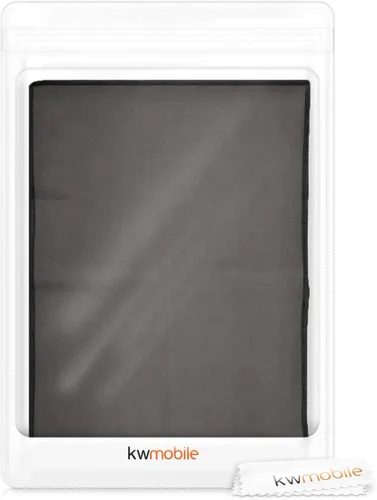 Vista 5 de kwmobile Cubierta antipolvo compatible con HP Envy 4525 - Funda de impresora - Funda protectora de tela - Gris oscuro
