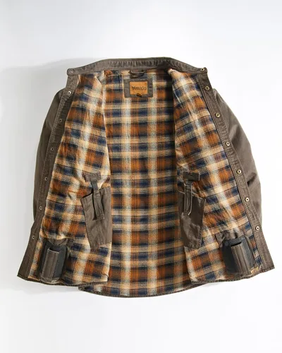 Vista 3 de Venado Cotton Suede Concealed Carry Shirt Jacket