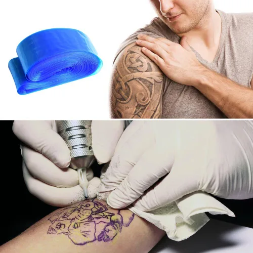 Vista 5 de Fundas de cordón para clip de tatuaje, 200 unidades, fundas desechables de alta resistencia, fundas de clip de tatuaje, suministros de accesorios