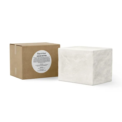 Vista 3 de Plant Guru Mantequilla Kokum cruda de 10 libras. Venta al por mayor a granel 100% pura natural, ideal para hidratantes de piel, cuerpo y cabello