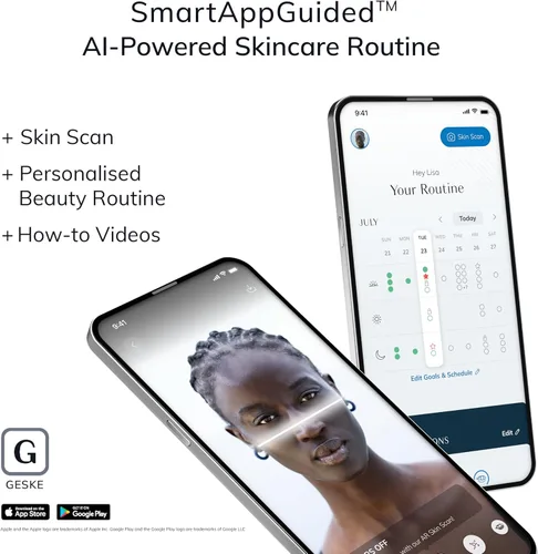 Vista 7 de GESKE SmartAppGuided™ - Refrescante de hidratación facial 4 en 1 Atomizador de agua Máquina de pulverización hidratante Rociador facial