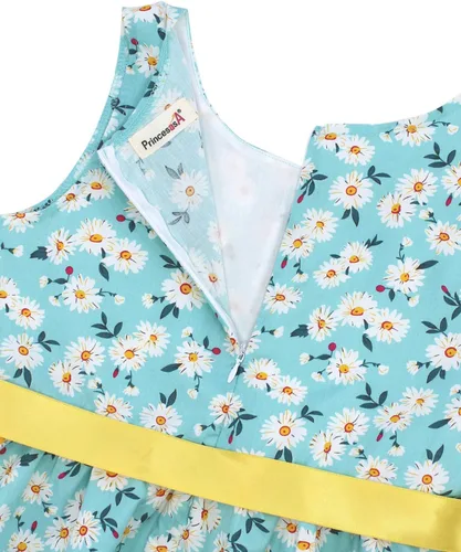 Vista 52 de Vestido de verano para niña, de algodón, con diseño floral