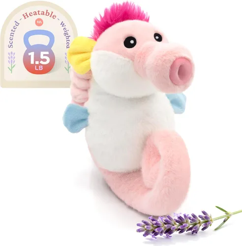 Vista 36 de IKASA Animal de peluche de pingüino para microondas, almohadilla térmica para mayor comodidad y calidez, calentable y refrigerable de 1.5 libras