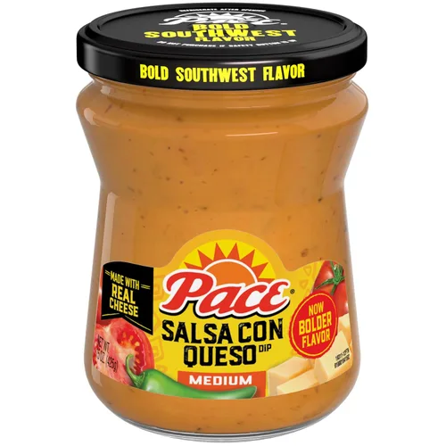 Vista 7 de Pace Queso Blanco Cremoso Mediano, bote de 15 oz