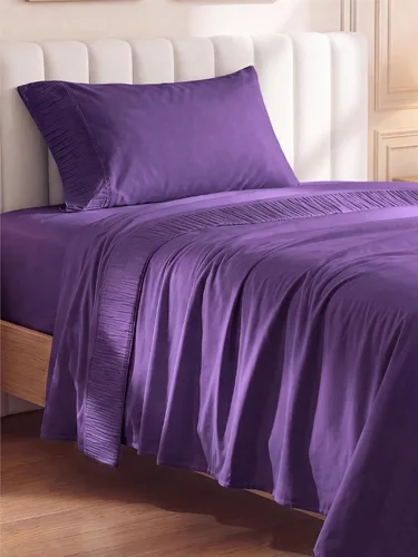 Vista 48 de Bedsure Juego de sábanas para cama individual - 3 piezas de sábanas suaves para cama individual - Transpirables y refrescantes - Calidad hotelera
