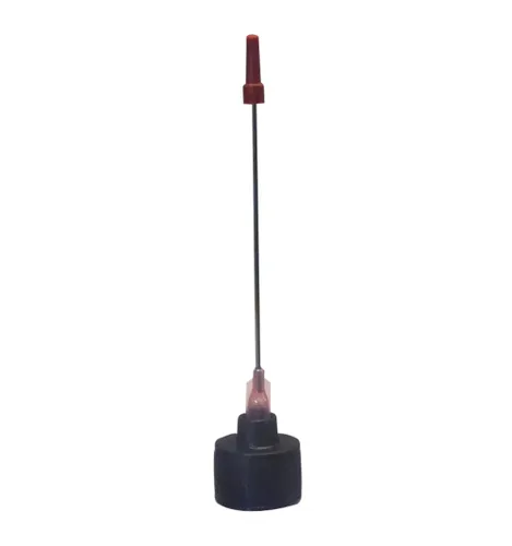 Vista 2 de Botellas exprimibles de plástico de 2-2 oz Aplicadores inoxidables de 3 pulgadas