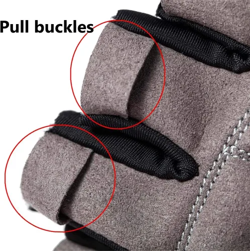 Vista 4 de Guantes de ciclismo de montaña, guantes de ciclismo para hombresmujeres, almohadillas de absorción de impactos de 0.197 pulgadas (0.197 in), guantes