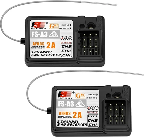 Vista 6 de Flysky FS-A3 3CH Receptor 2.4G AFHDS 2A para FS-GT5 GT2E GT2F GT2G iT3B iT3C