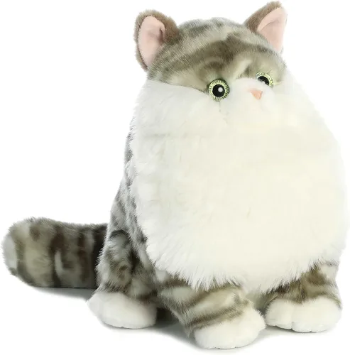 Vista 5 de Aurora - Gatos gordos - Gatito atigrado Butterball de 9.5 pulgadas