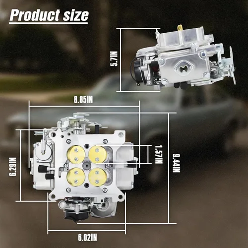 Vista 6 de Carburador Street Warrior - 600 CFM FR-80457SA de alto rendimiento, perfecto para American Motors, Chevrolet, Dodge, GMC, Mercury, Plymouth, Buick