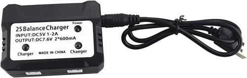 Vista 2 de Cargador de equilibrio 2 en 1 para HS720 plegable sin escobillas Quadcopter Control remoto Drone accesorio de batería de litio