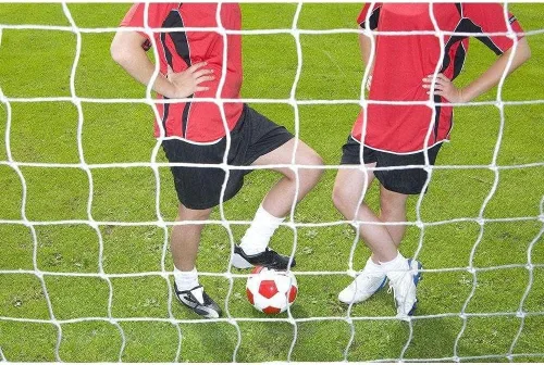 Vista 3 de Red de fútbol de repuesto portátil para portería de fútbol, redes resistentes de polipropileno para entrenamiento de tamaño completo para Lacrosse