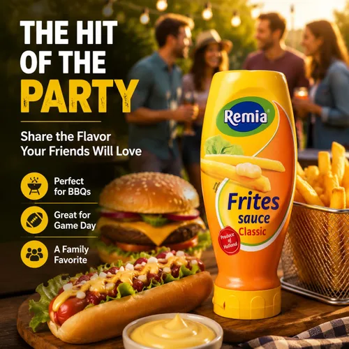 Vista 7 de Salsa Frita Clásica, Fritessaus (Remia) 16.9 oz (16.9 fl oz)