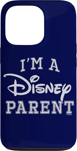 Vista 10 de iPhone 16 Disney I'm A Disney Parent Collegiate Big Text Logo Case