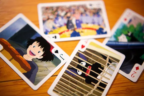 Vista 2 de ensky Studio Ghibli vía Bluefin Baraja de cartas - Servicio de entrega de Kiki Parte 2 (BLFENS18196)