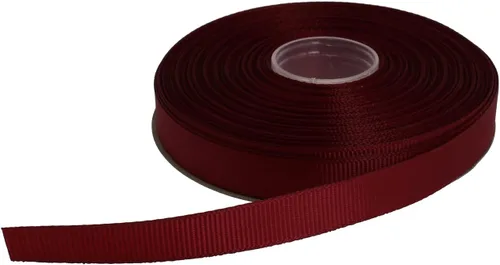 Vista 13 de Cinta de grogrén sólido de 25 yardas cada rollo, borde tejido 100% poliéster (1 pulgada, beige)