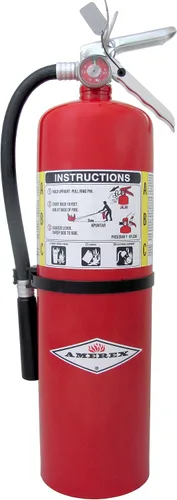 Vista 11 de Amerex Extintor químico seco B417T de 2.5 libras ABC con soporte de pared
