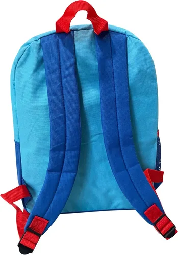 Vista 5 de Fast Forward Paw Patrol So Fun - Mochila infantil de 15 pulgadas con lonchera extraíble (azul-rojo)