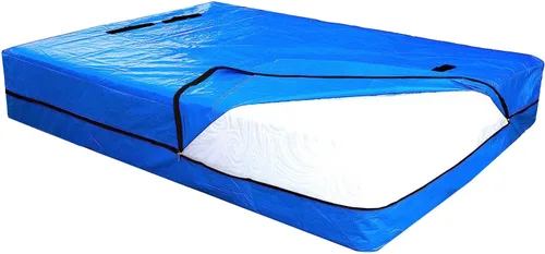 Vista 9 de Bolsas de colchón resistentes SGPAC para mudanza y almacenamiento, bolsa de almacenamiento de colchón extra gruesa tamaño matrimonial XL, funda